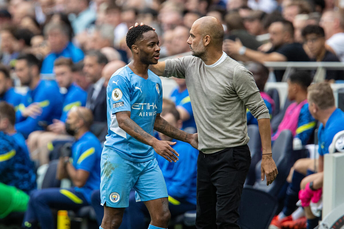 Raheem Sterling i Josep Guardiola