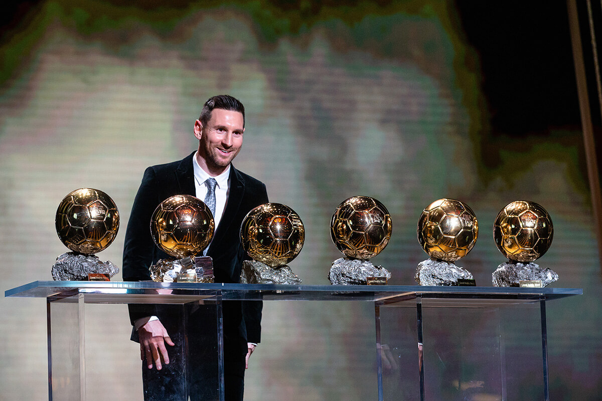 Lionel Messi i sześć Złotych Piłek