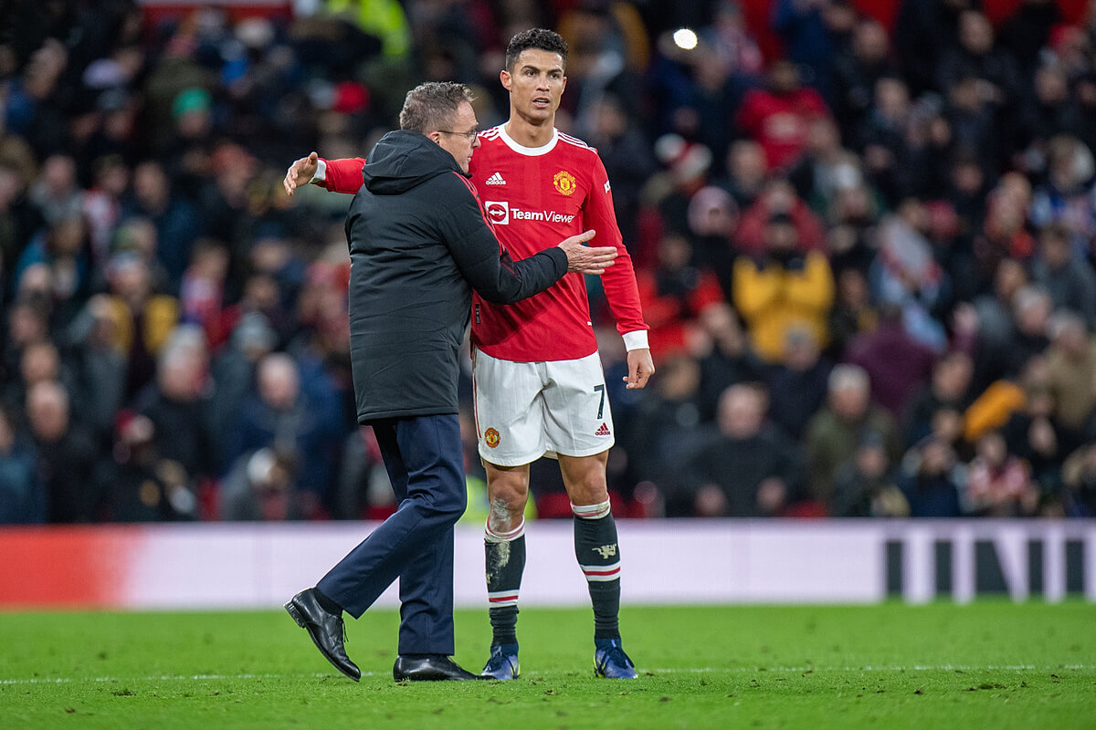 Ralf Rangnick i Cristiano Ronaldo