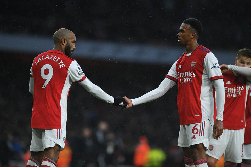 Premier League: Alexandre Lacazette, Gabriel (Arsenal - Southampton)