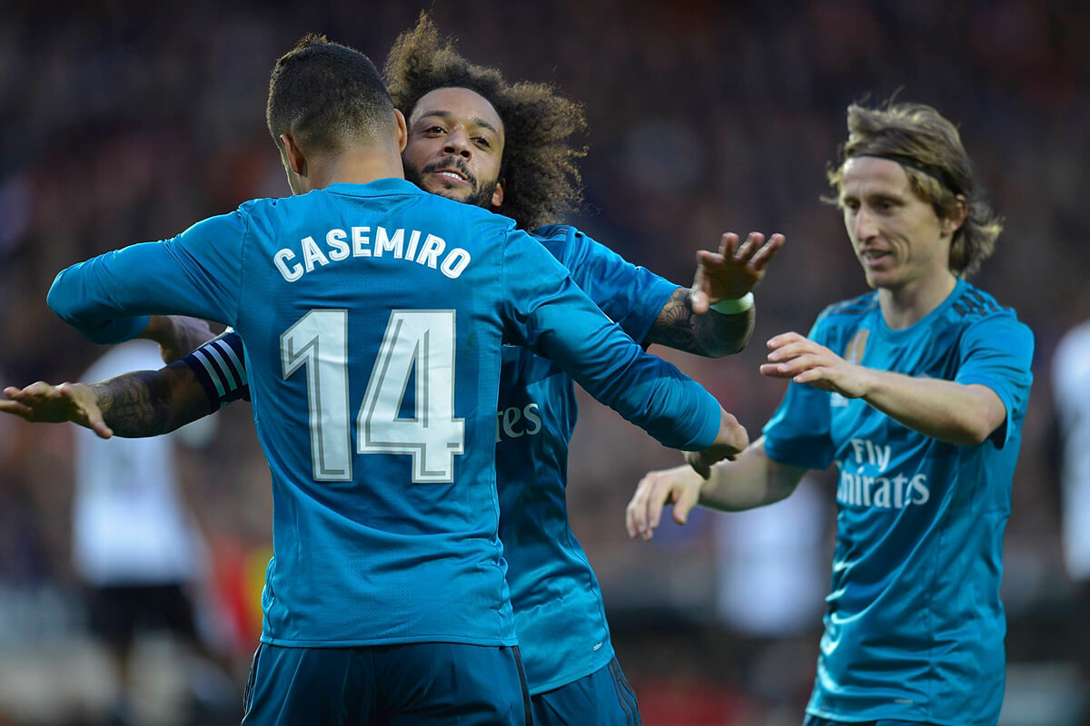 Casemiro, Marcelo i Luka Modrić