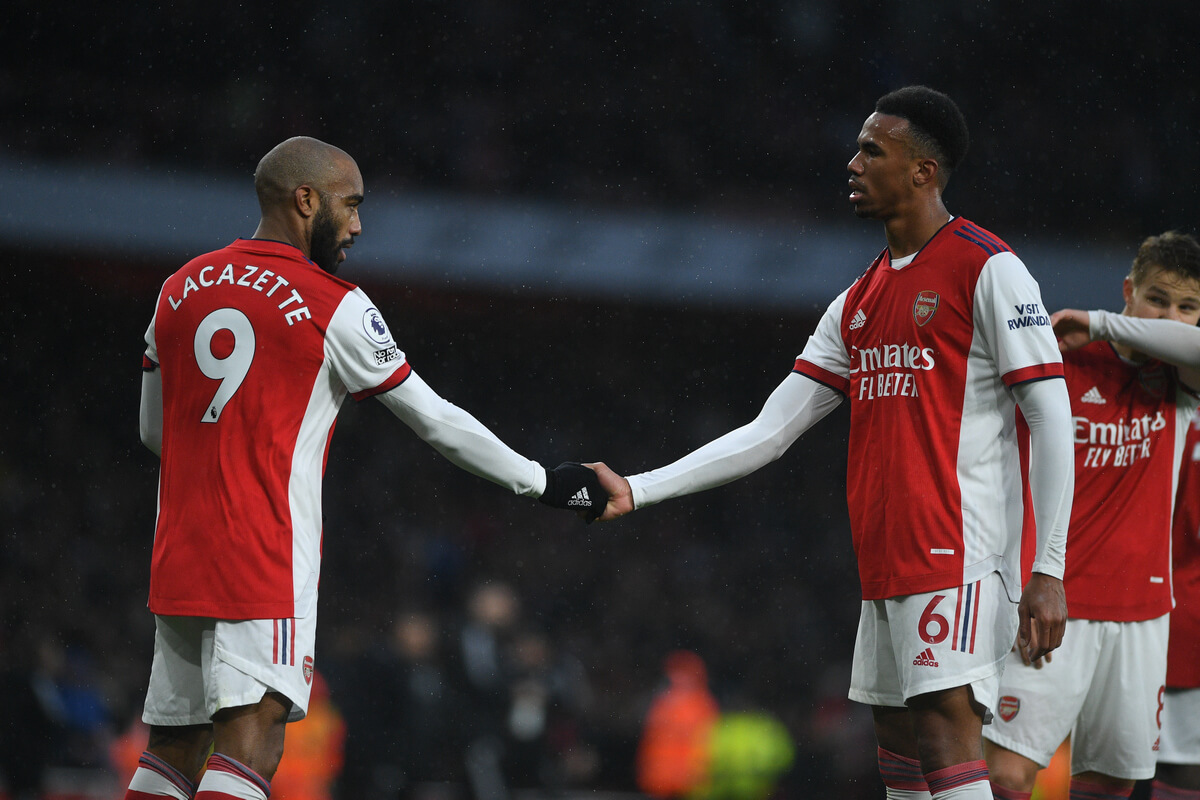 Alexandre Lacazette i Gabriel