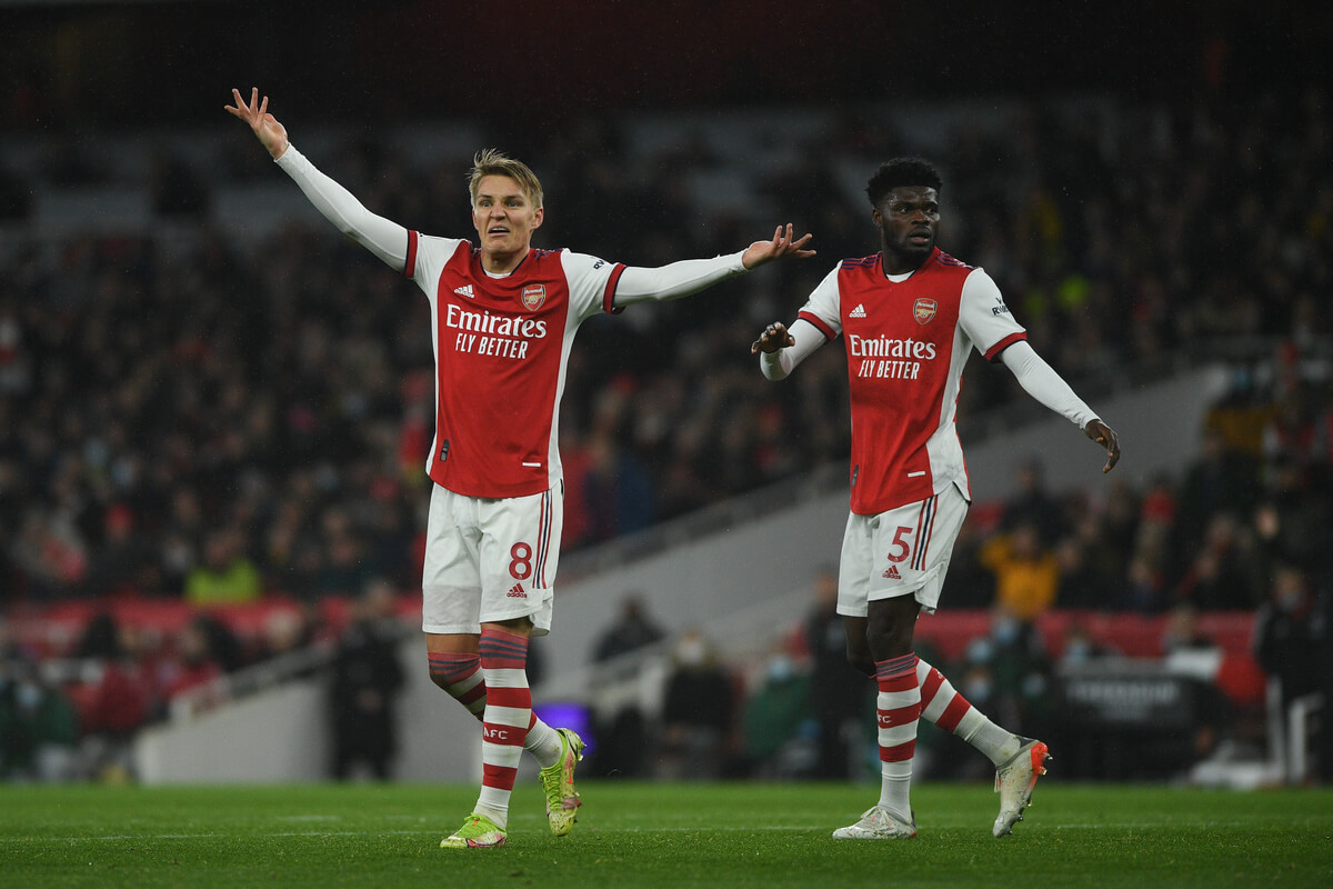 Martin Odegaard i Thomas Partey