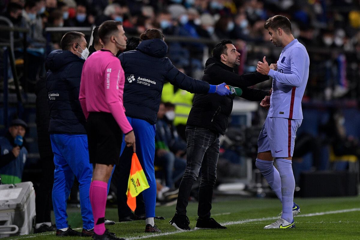 Gerard Pique i Xavi Hernandez