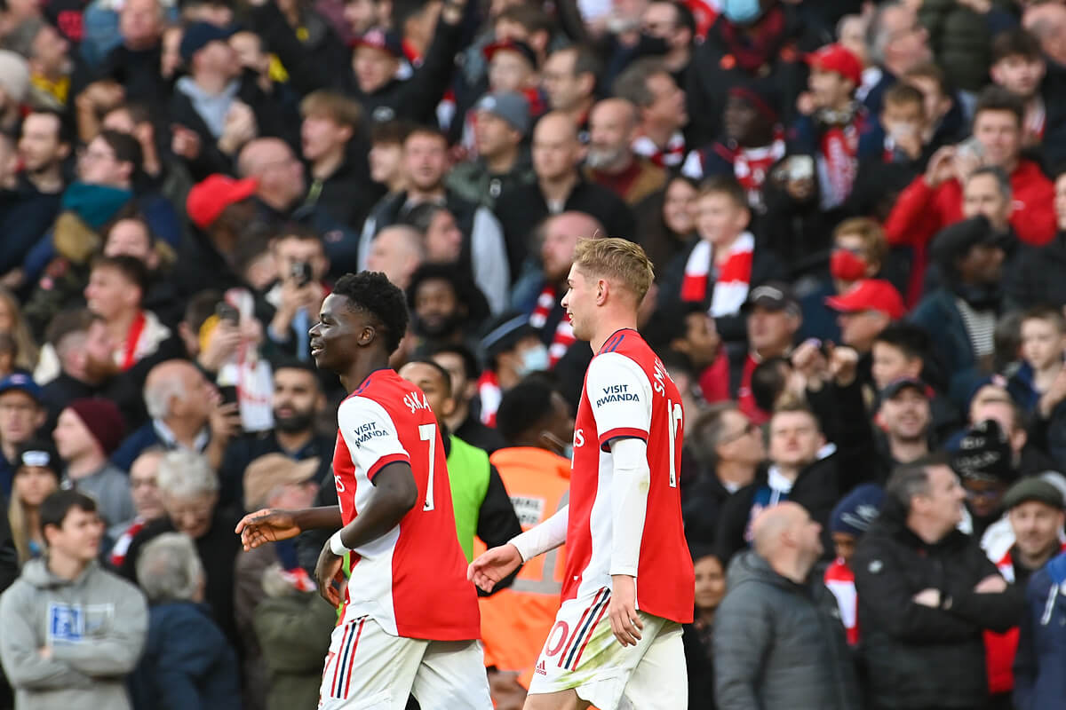 Bukayo Saka i Emile Smith Rowe