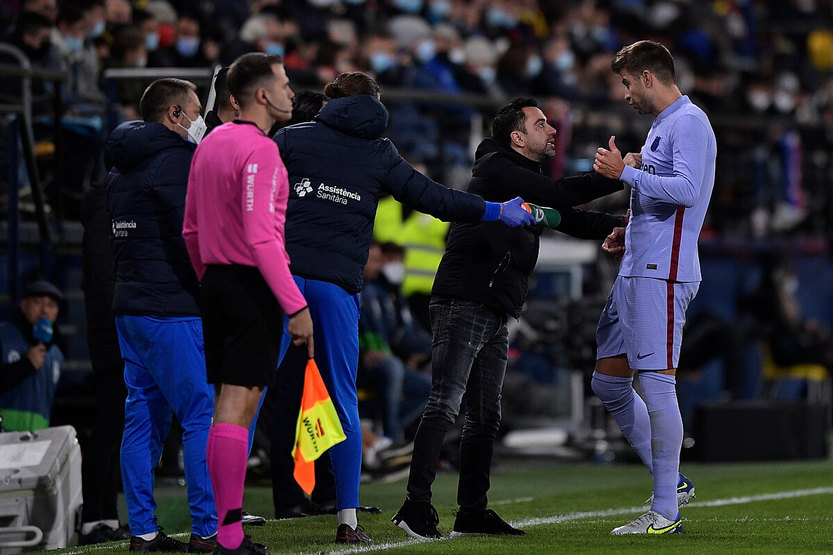 Xavi i Gerard Pique