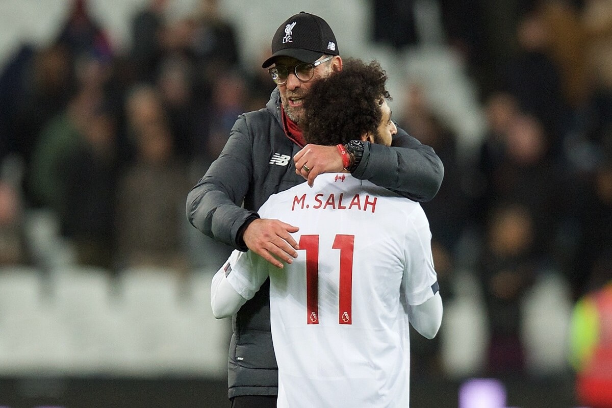 Juergen Klopp i Mohamed Salah