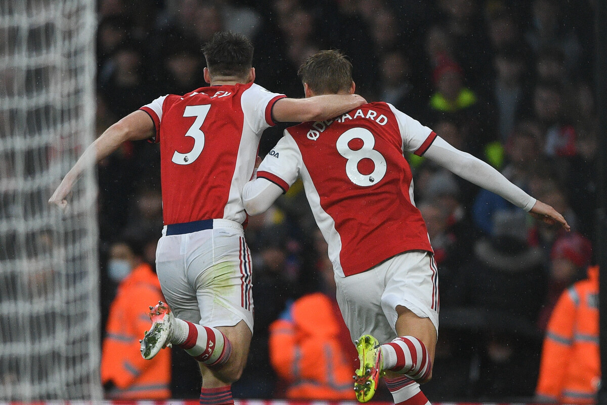 Kieran Tierney i Martin Odegaard