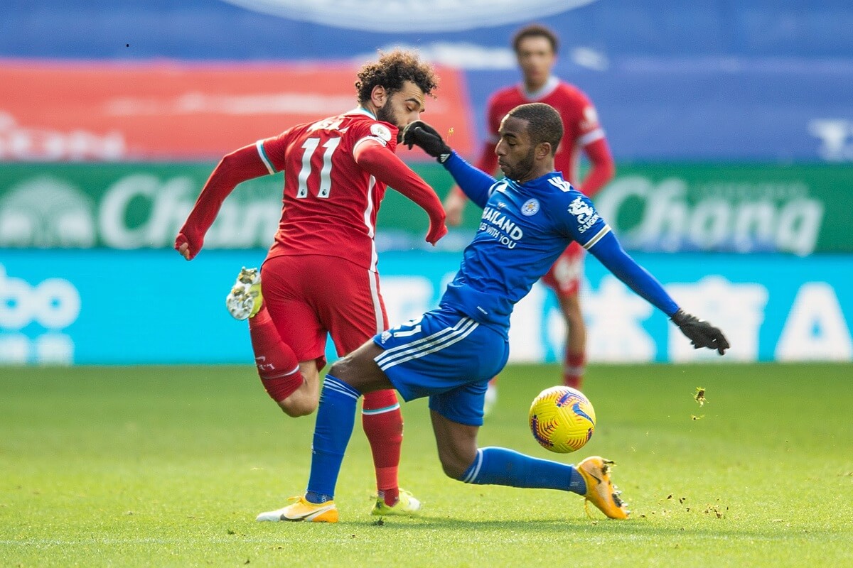 Mohamed Salah & Ricardo Pereira (Leicester City - Liverpool F.C, Premier League)