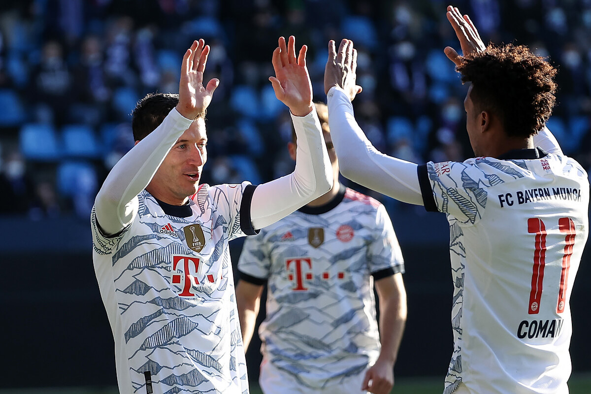 Robert Lewandowski i Kingsley Coman