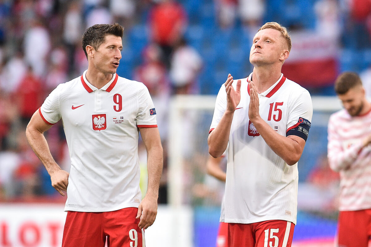 Robert Lewandowski i Kamil Glik