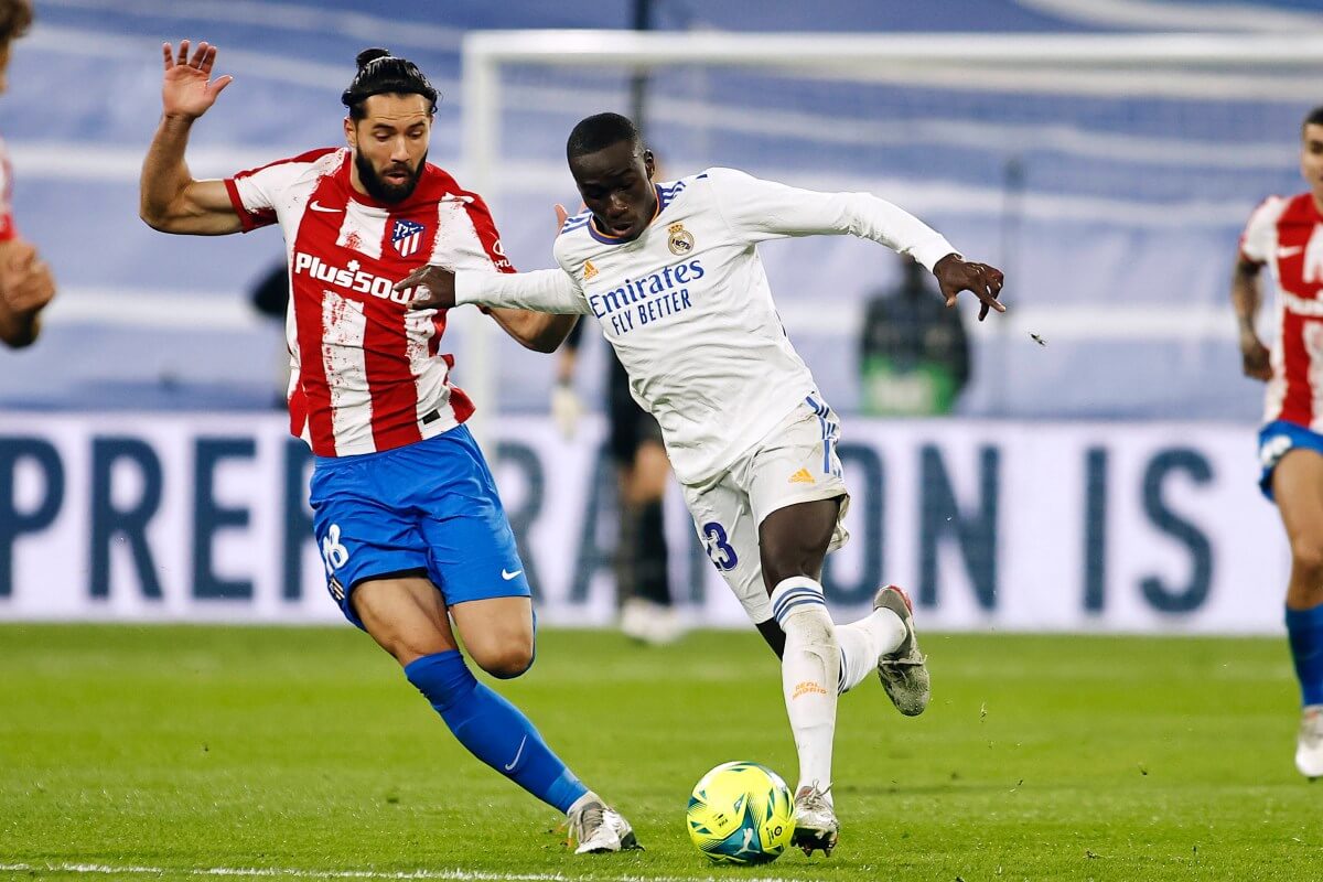 Ferland Mendy podczas meczu z Atletico