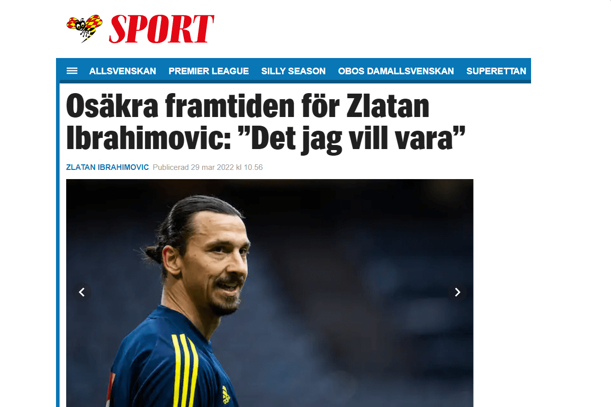 Zlatan Ibrahimović (Polska - Szwecja)