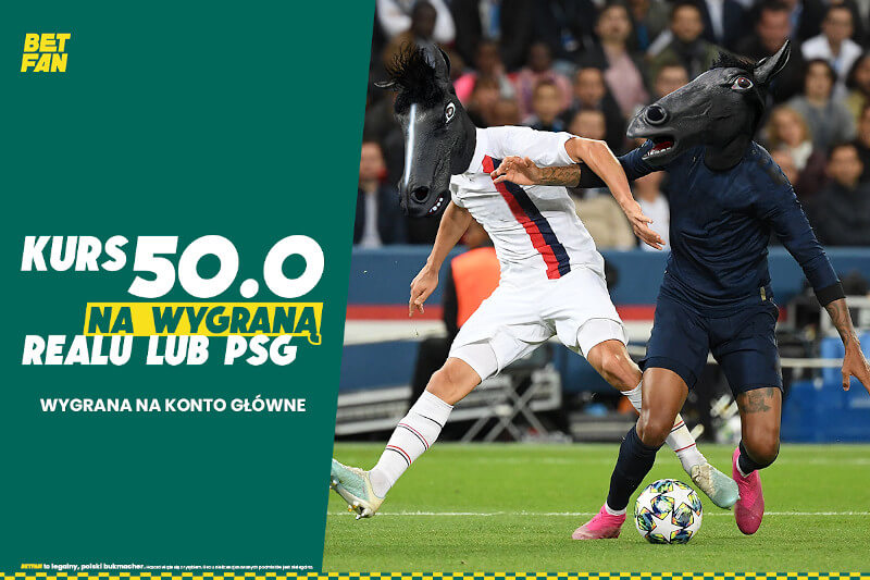 Promocja na Real - PSG w Betfan