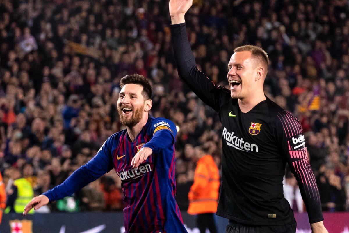 Lionel Messi i Marc-Andre ter Stegen