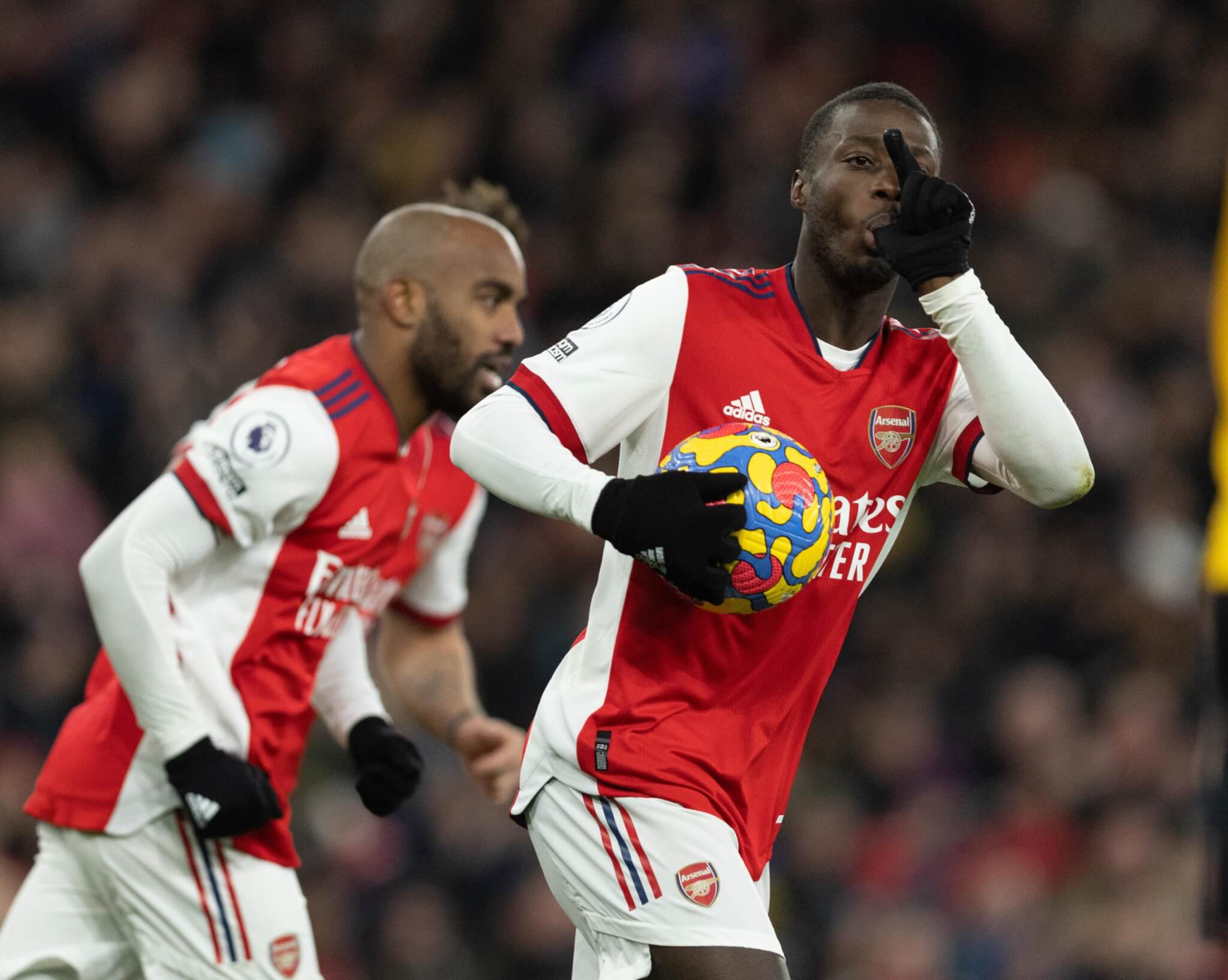 Alexandre Lacazette i Nicolas Pepe