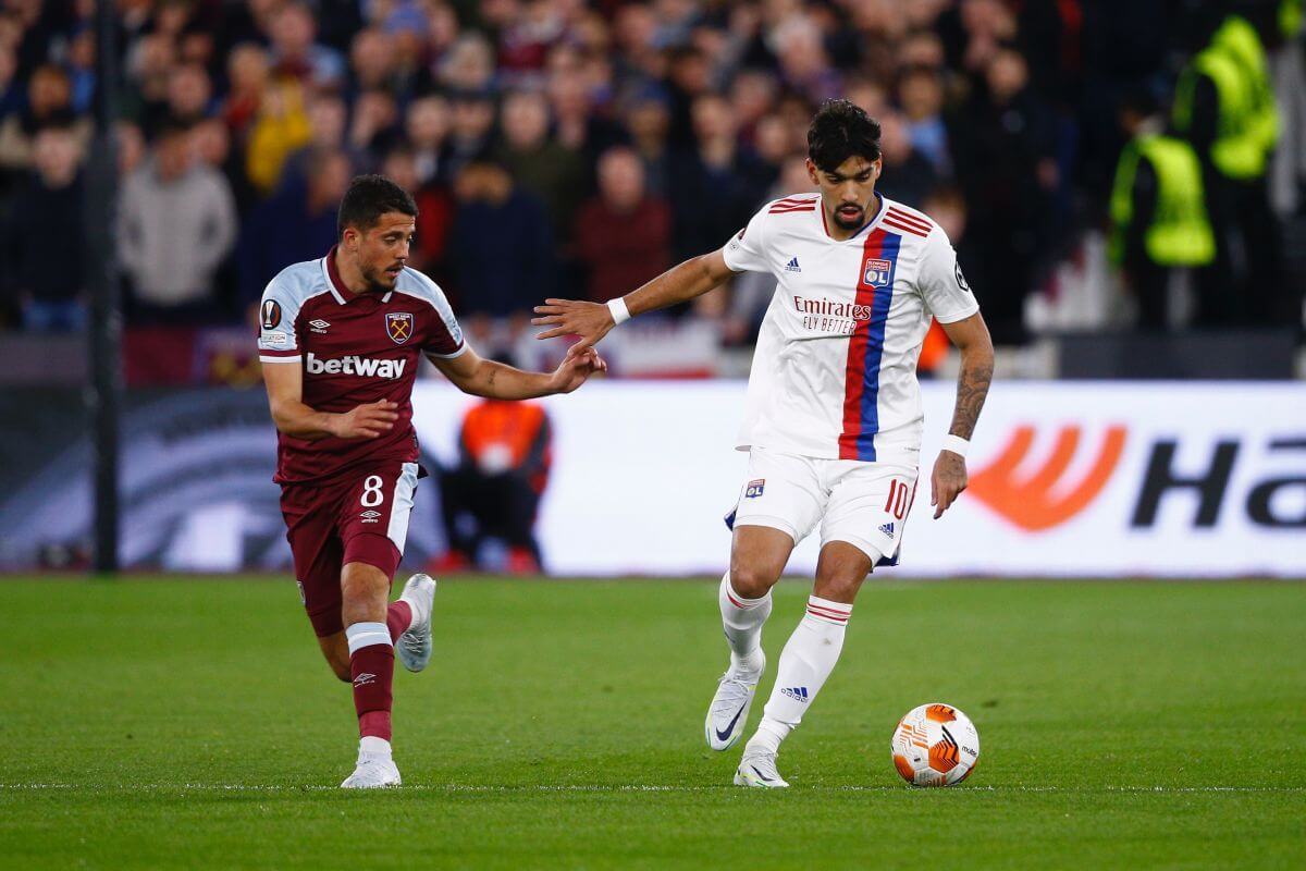 Lucas Paqueta podczas meczu z West Hamem