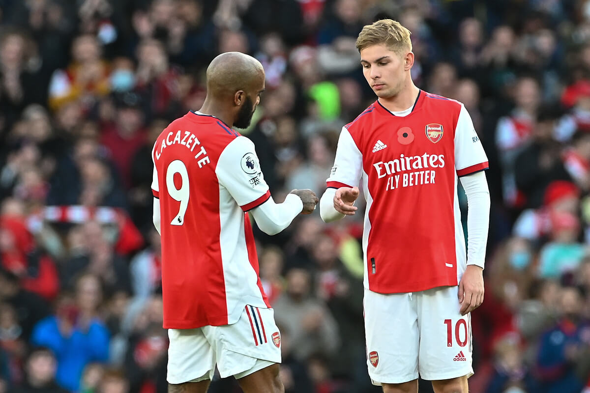 Alexandre Lacazette i Emile Smith Rowe