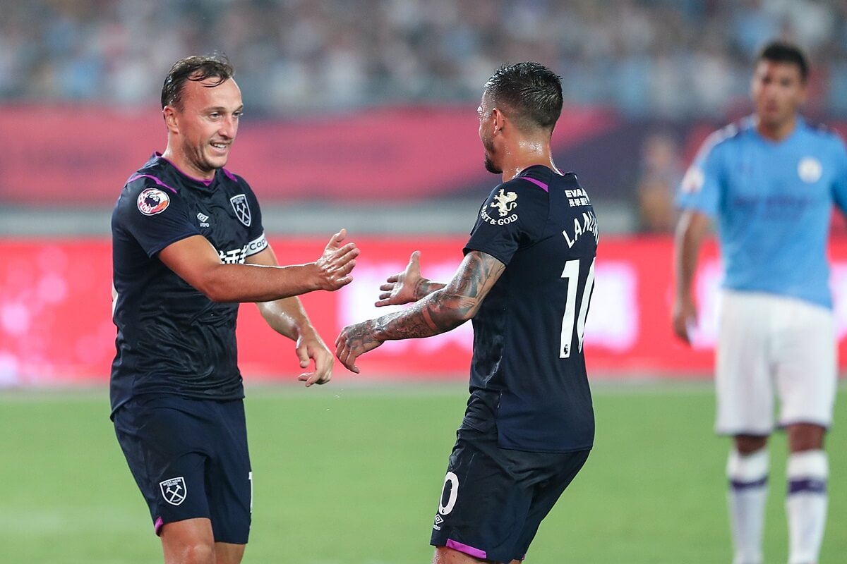 Mark Noble & Manuel Lanzini (Manchester City - West Ham United, Premier League)