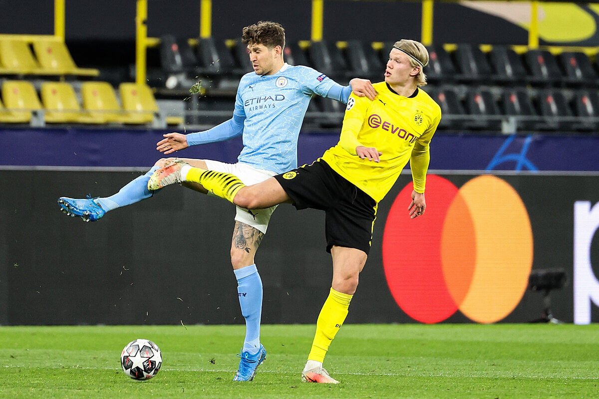 John Stones (Manchester City) & Erling Haaland (Borussia Dortmund)