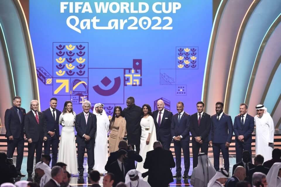 Znane osobistości podczas losowania grup na Mundialu w Katarze