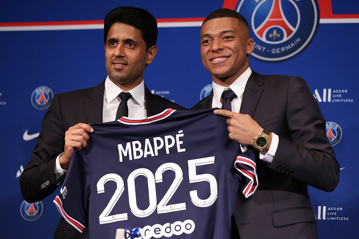 Nasser Al-Khelaifi i Kylian Mbappe