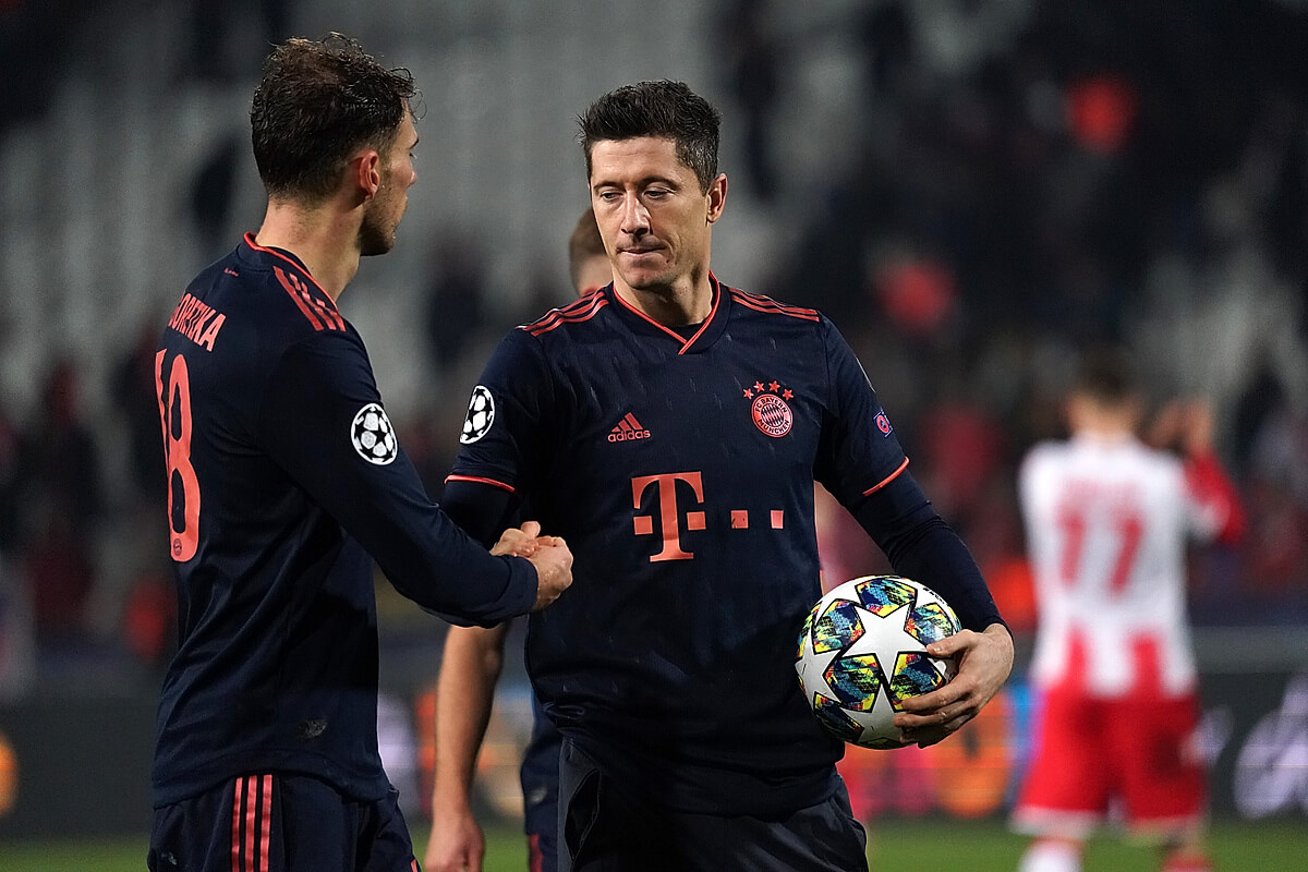 Leon Goretzka i Robert Lewandowski