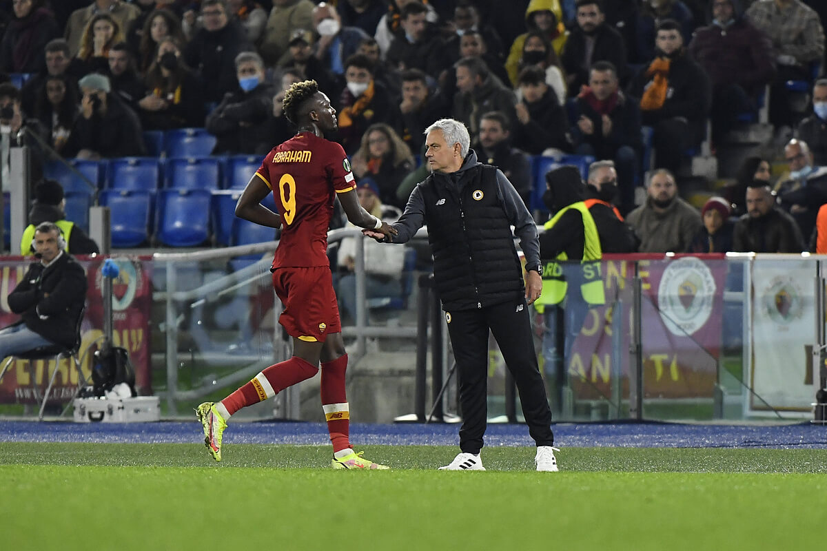 Tammy Abraham & Jose Mourinho (AS Roma)