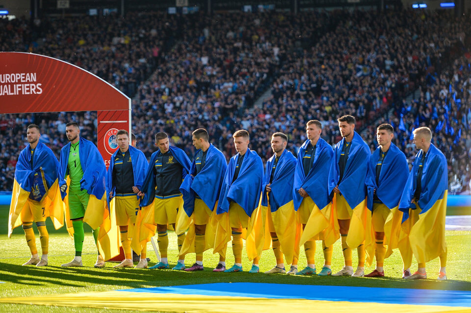 Piłkarze reprezentacji Ukrainy