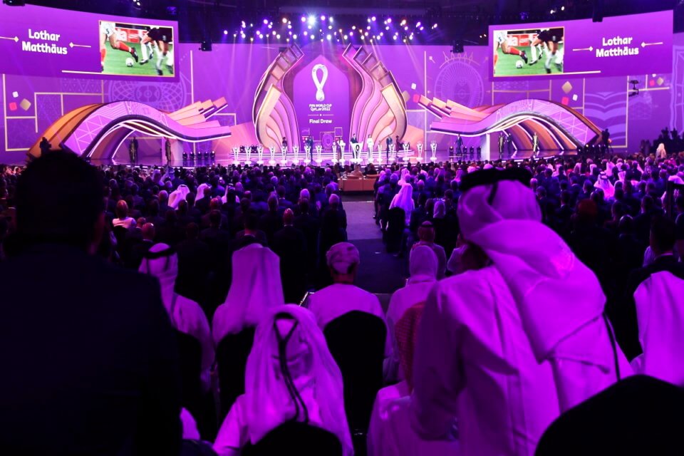 Ceremonia losowania grup MŚ w Katarze