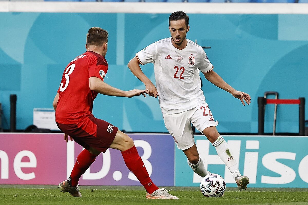 Pablo Sarabia w meczu ze Szwajcarią