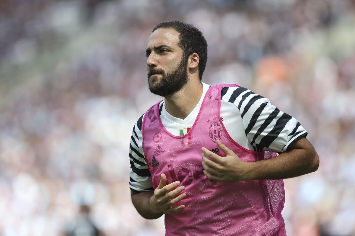 Gonzalo Higuain w barwach Juventusu