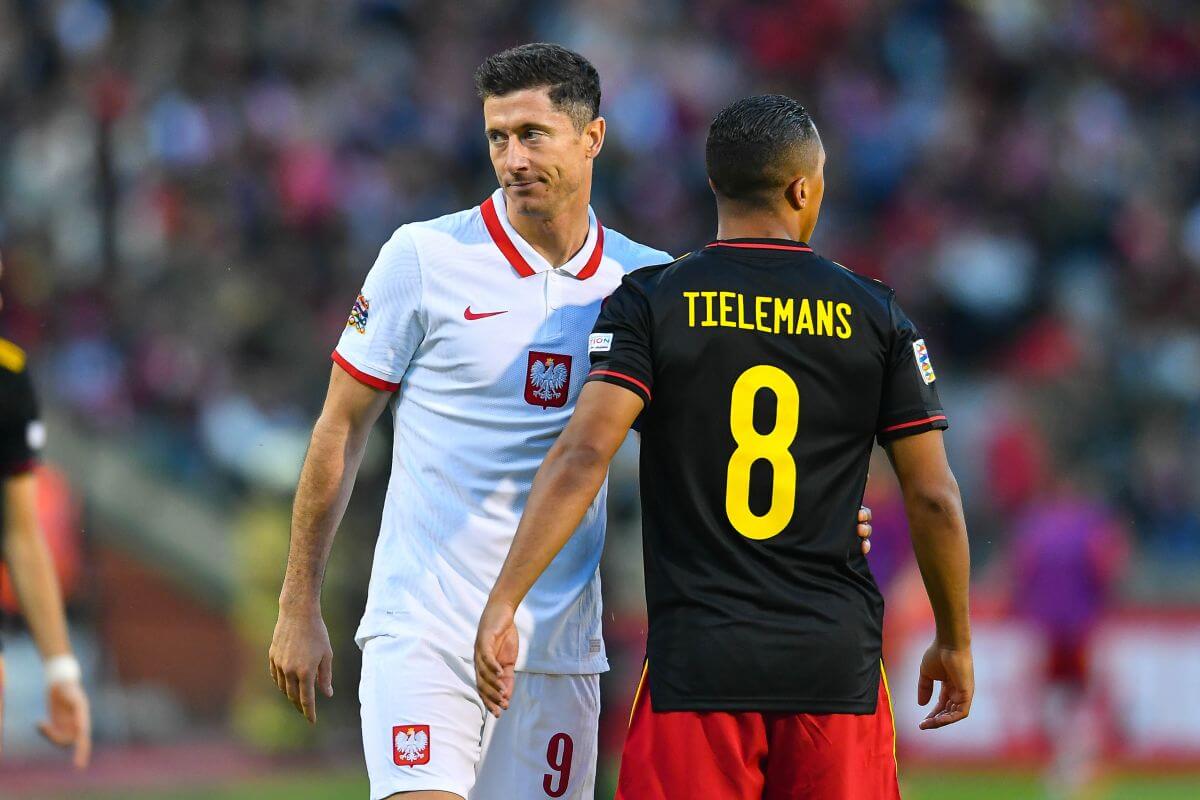 Robert Lewandowski i Youri Tielemans