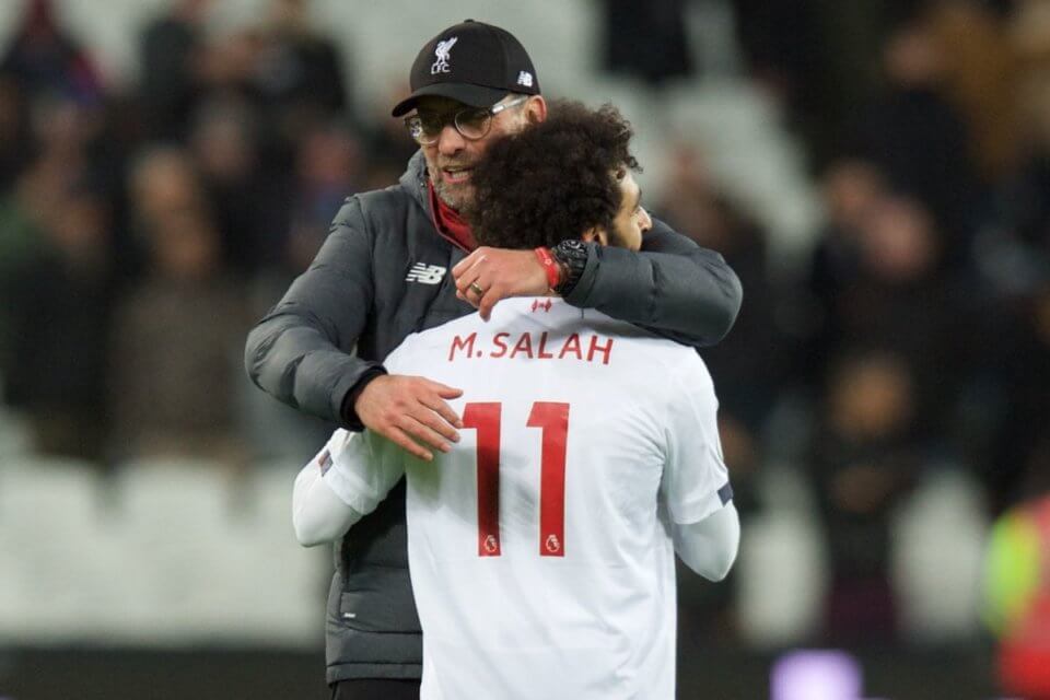 Juergen Klopp i Mohamed Salah