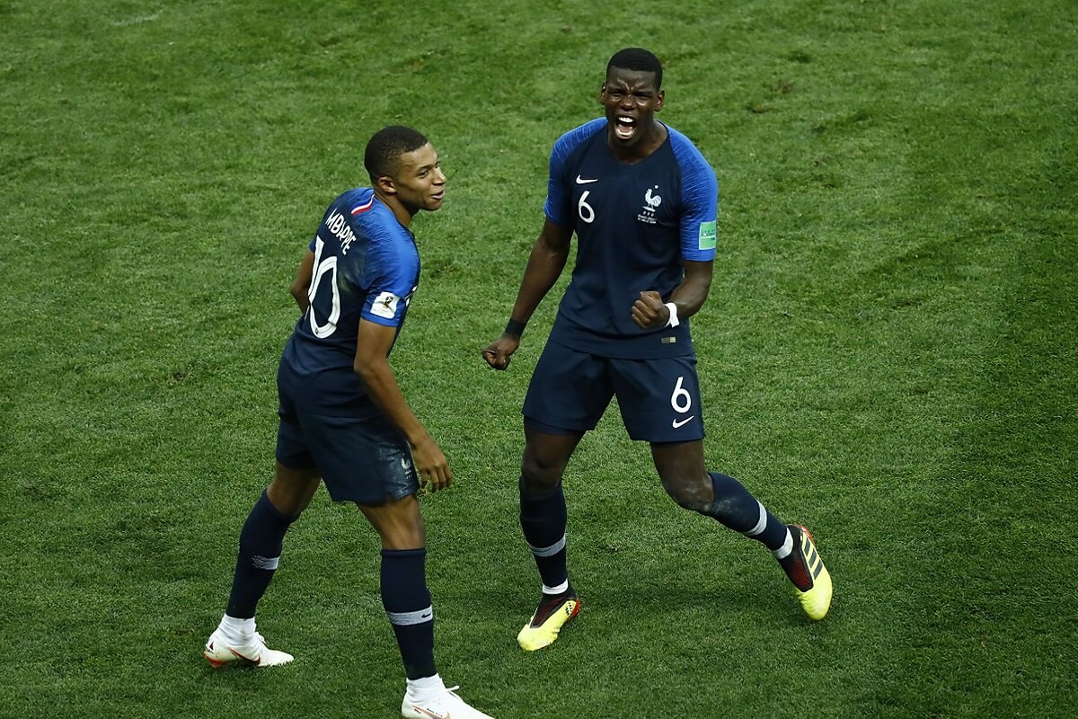 Kylian Mbappe i Paul Pogba