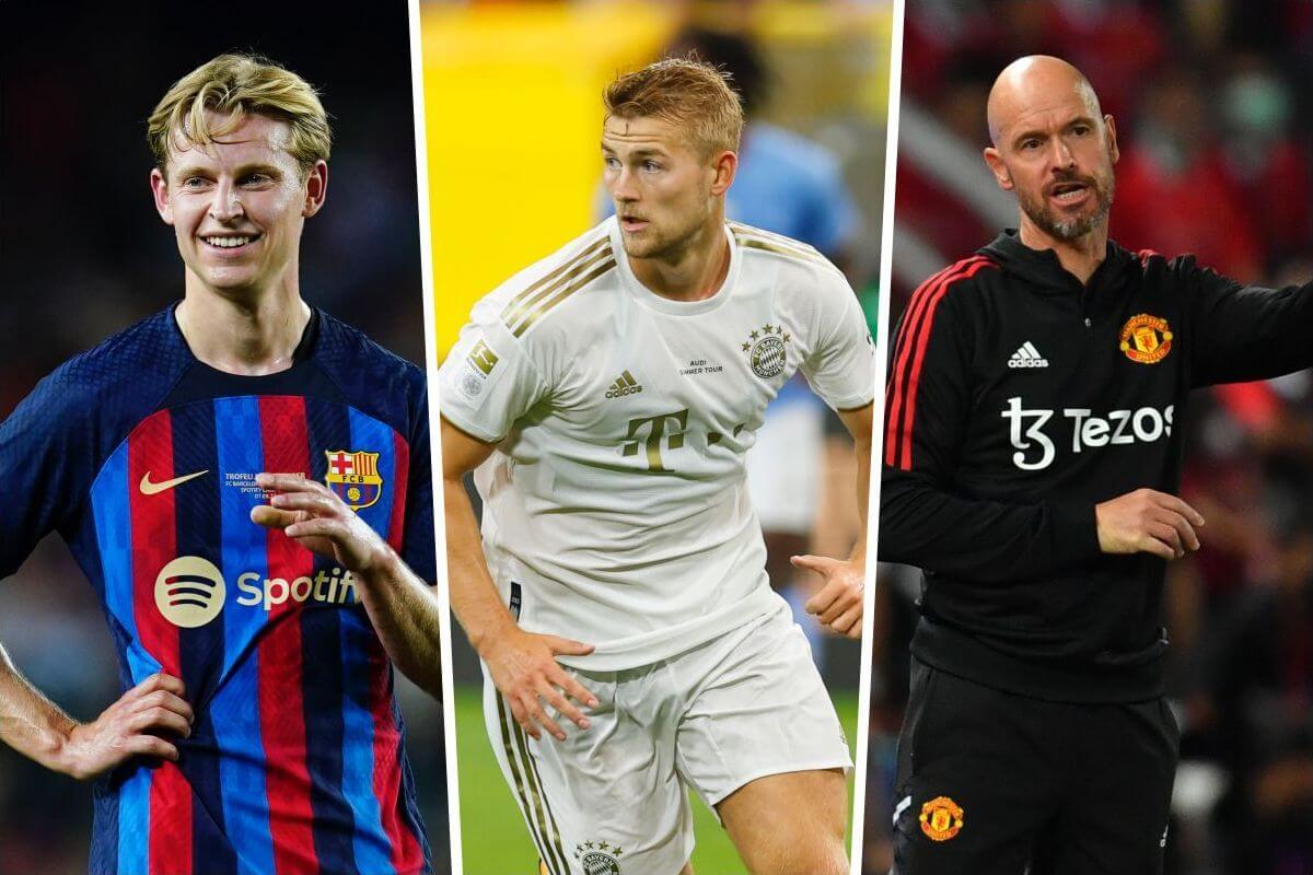 Frenkie de Jong, Matthijs de Ligt i Erik ten Hag