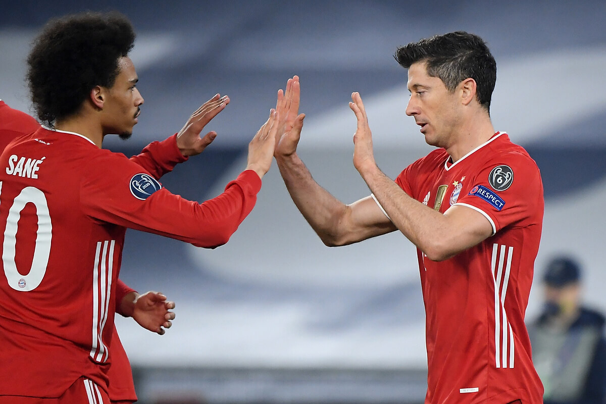 Leroy Sane i Robert Lewandowski