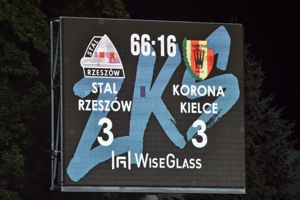 Stal Rzeszów - Korona Kielce (kibice nie zobaczyli tego meczu w telewizji)