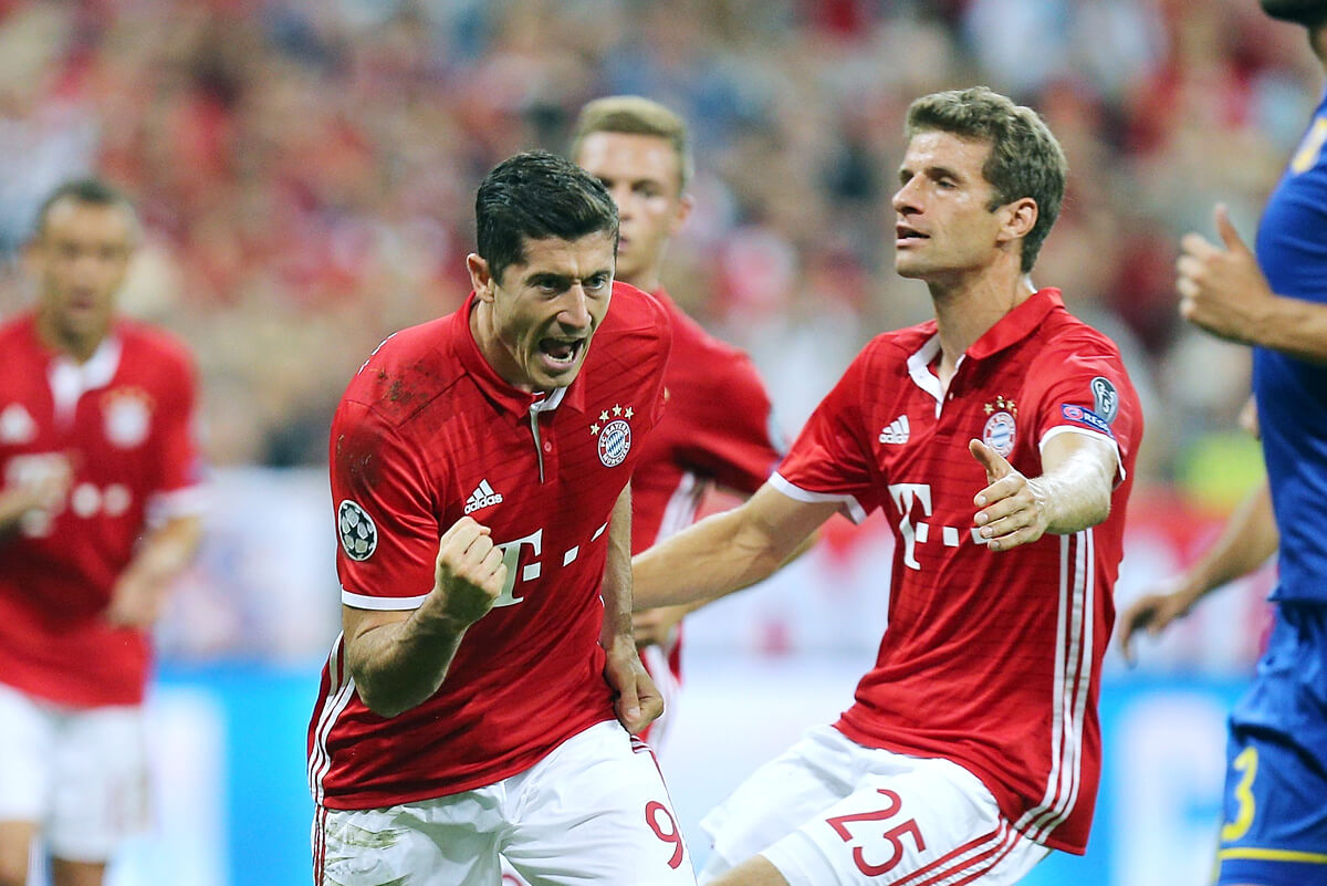 Robert Lewandowski i Thomas Mueller