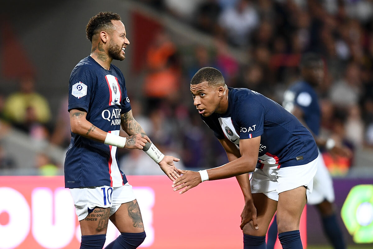 Kylian Mbappe i Neymar