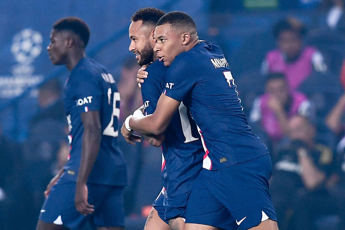 Neymar i Kylian Mbappe