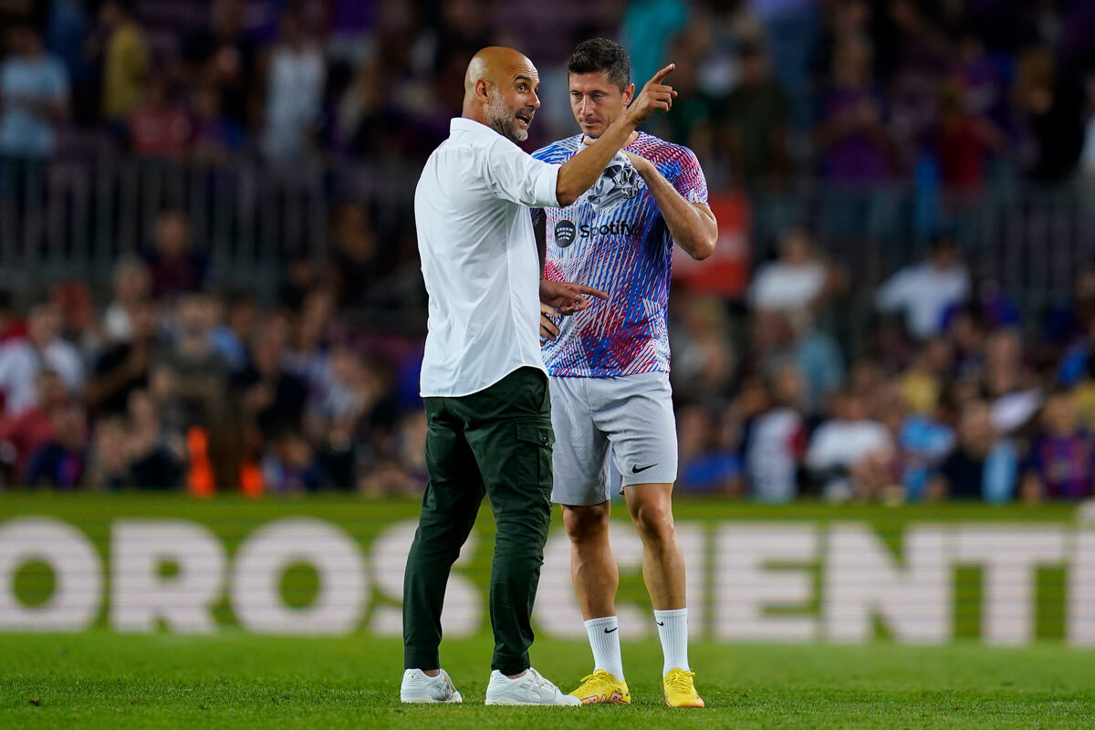 Guardiola i Lewandowski