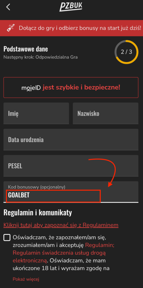 pzbuk rejestracja krok 3