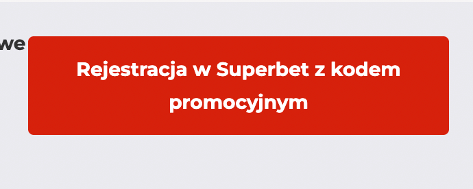 Superbet rejestracja krok 1