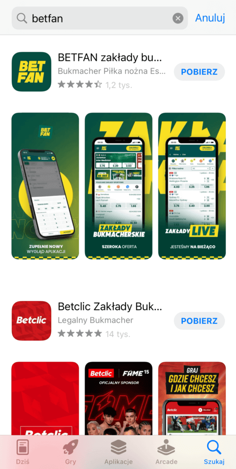 betfan aplikacja