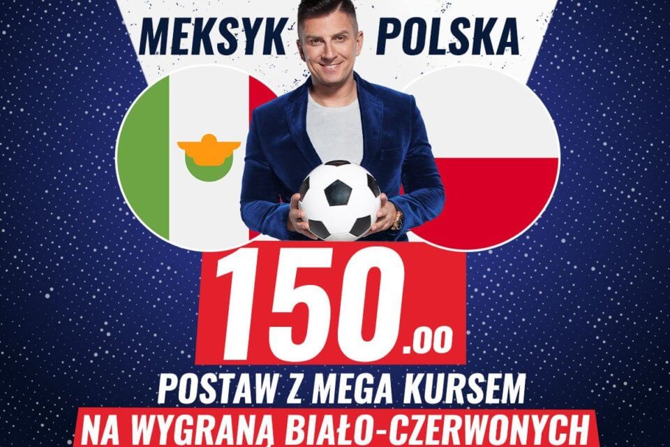 Kurs 150.00 na zwycięstwo Polski