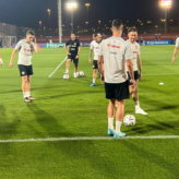 Trening reprezentacji Polski w Doha