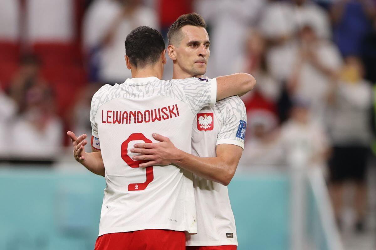 Robert Lewandowski i Arkadiusz Milik