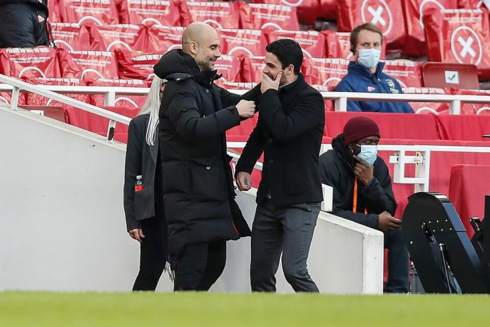 Pep Guardiola & Mikel Arteta