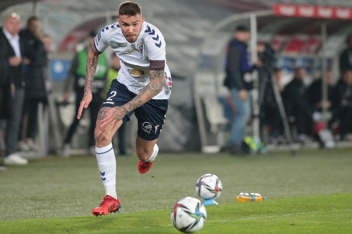 Przemysław Wiśniewski w barwach Górnika Zabrze